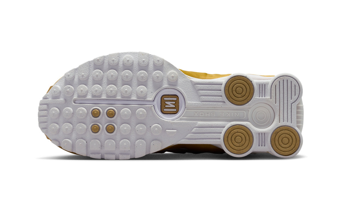 Nike Shox R4 Metallic Gold White (GS) — Foto 2