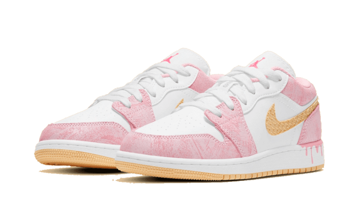 Air Jordan 1 Low SE Paint Drip CW7104-601 — Vista 2