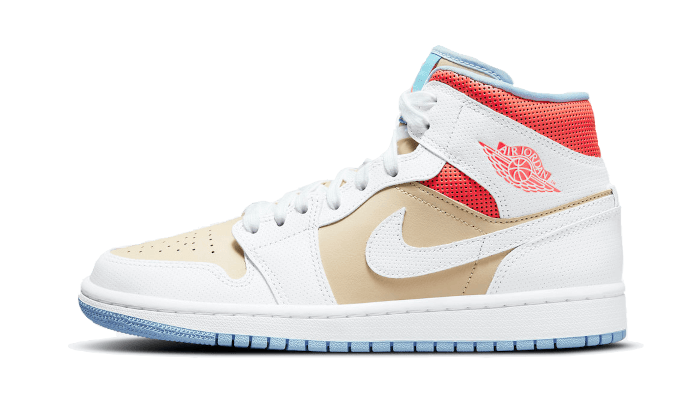 Air Jordan 1 Mid SE Sesame (Women's) CZ0774-200 — Vista 1