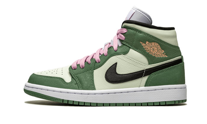 Air Jordan 1 Mid Dutch Green (Women's) CZ0774-300 — Vista 1