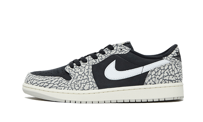 Air Jordan 1 Retro Low OG Black Cement CZ0790-001 — Vista 1