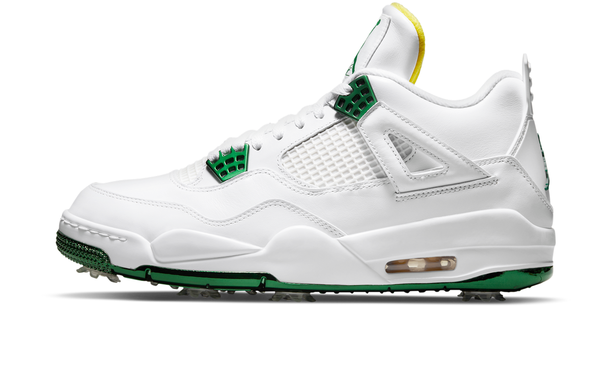 Air Jordan 4 Retro Golf Metallic Green CZ2439-100 — Vista 1