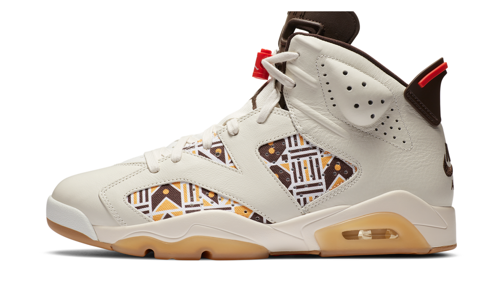 Air Jordan 6 Retro Quai 54 Sail Brown (2020) CZ4152-100 — Vista 1