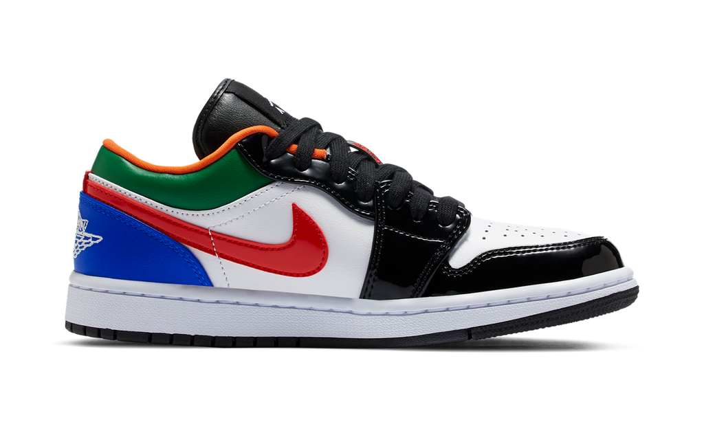 Air Jordan 1 Low Multi-Color Black Toe (Women's) CZ4776-101 — Vista 2