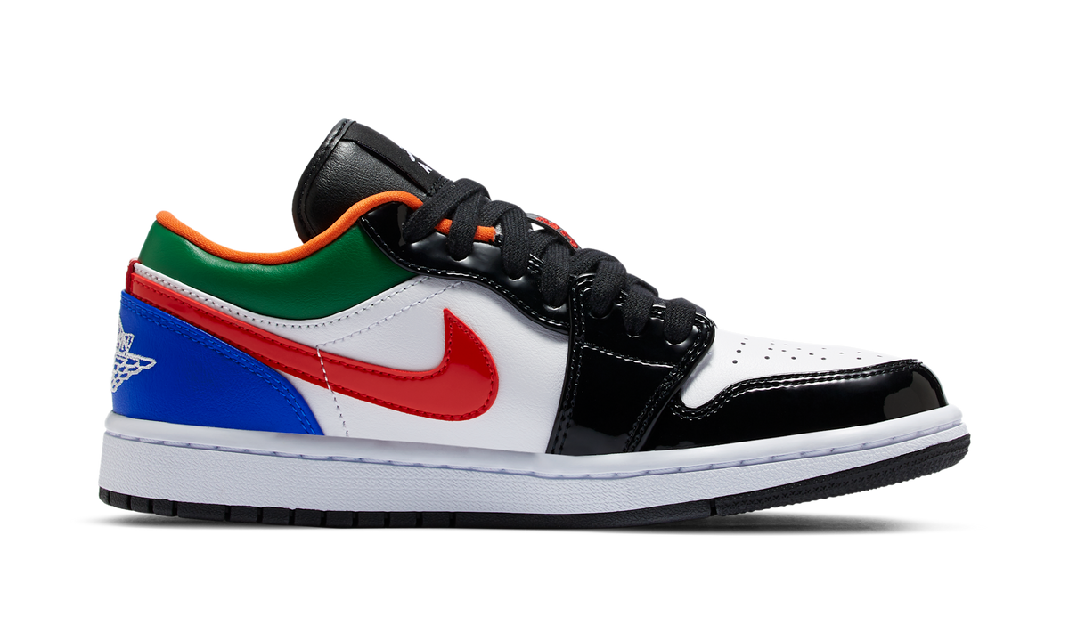 Air Jordan 1 Low Multi-Color Black Toe (Women's) CZ4776-101 — Vista 2