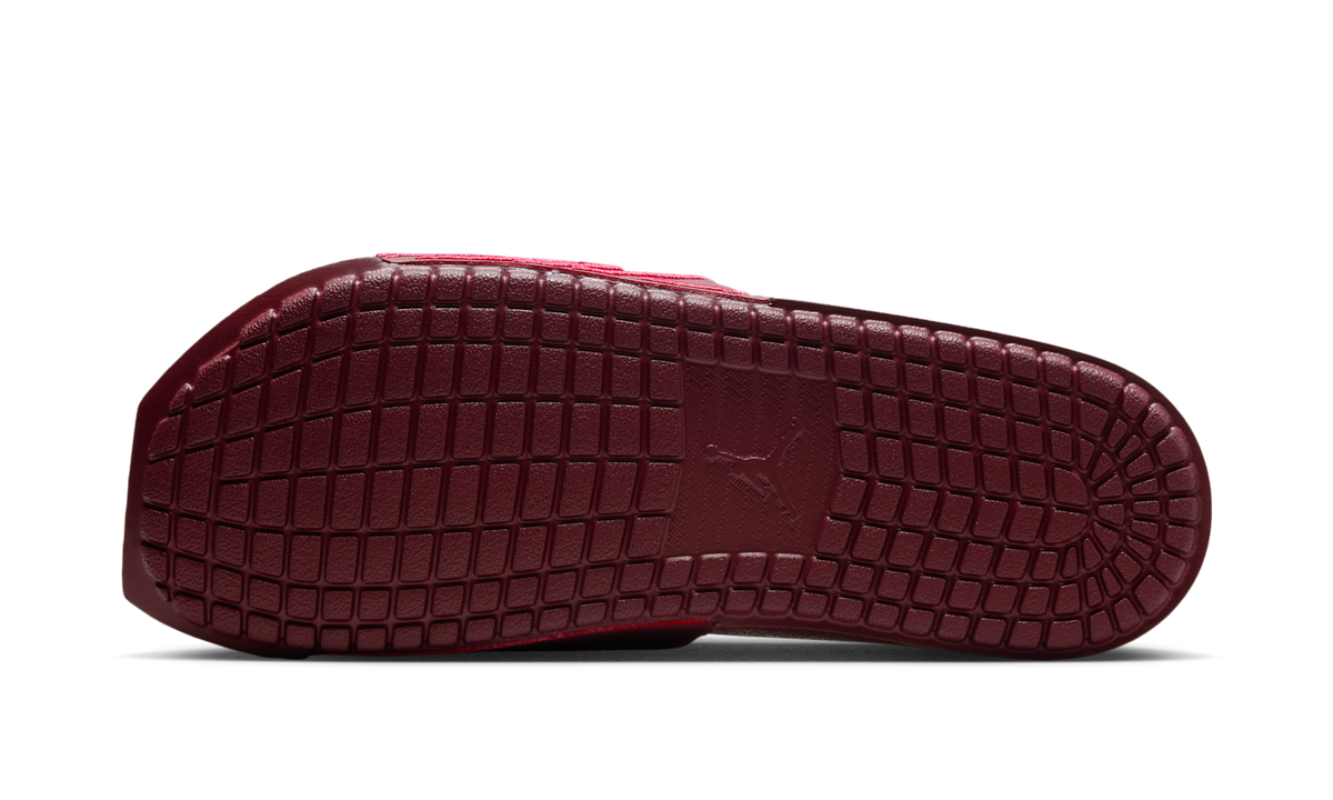 Air Jordan NOLA Slide Dark Team Red Hibiscus (Women's) CZ8027-603 — Vista 2