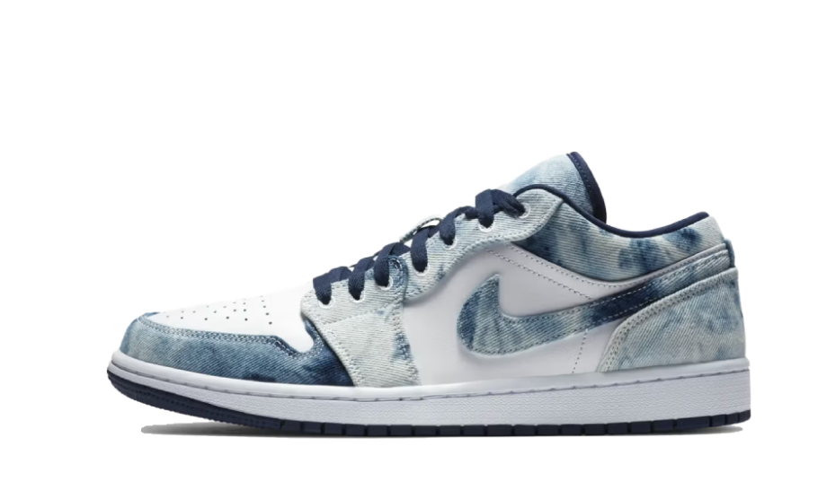 Air Jordan 1 Low Washed Denim CZ8455-100 — Vista 1