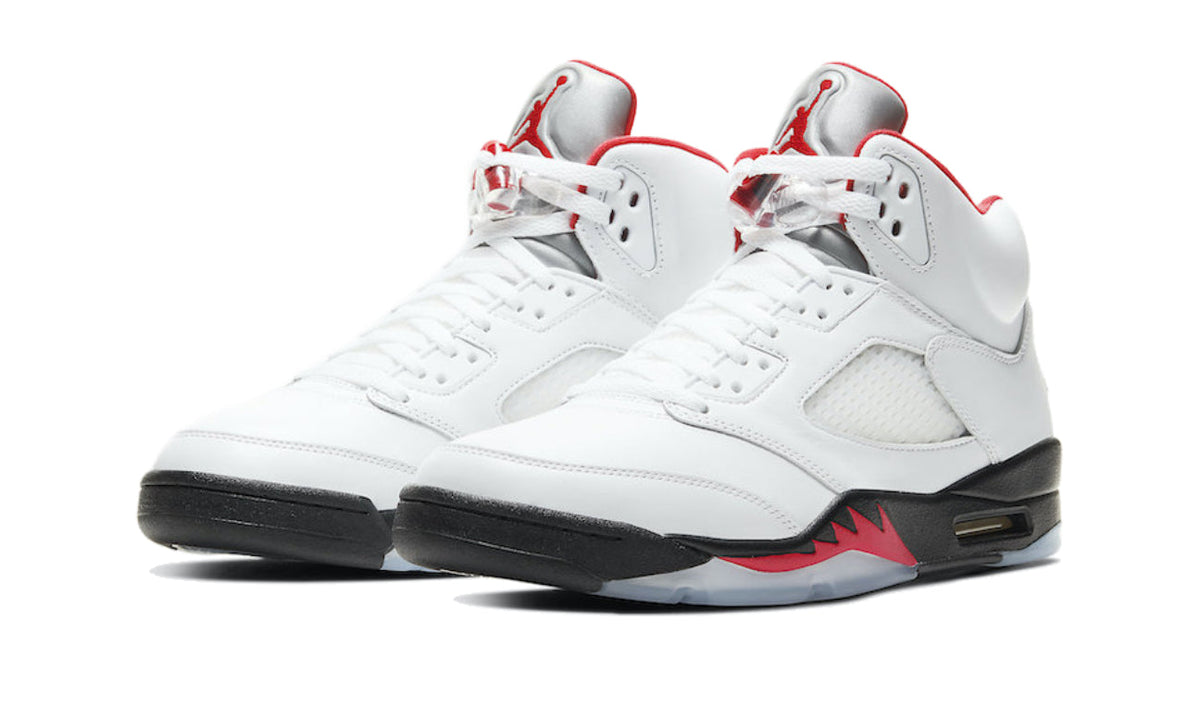 Air Jordan 5 Retro Fire Red Silver Tongue (2020) DA1911-102 — Vista 2