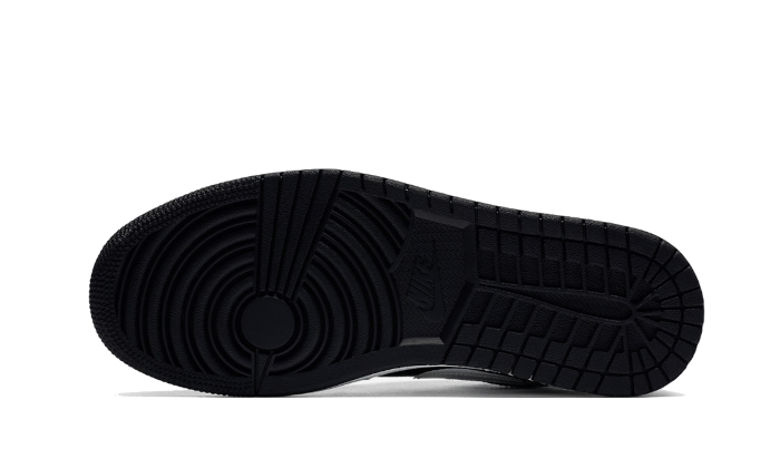 Air Jordan 1 Low Brushstroke Swoosh Black DA4659-001 — Vista 2