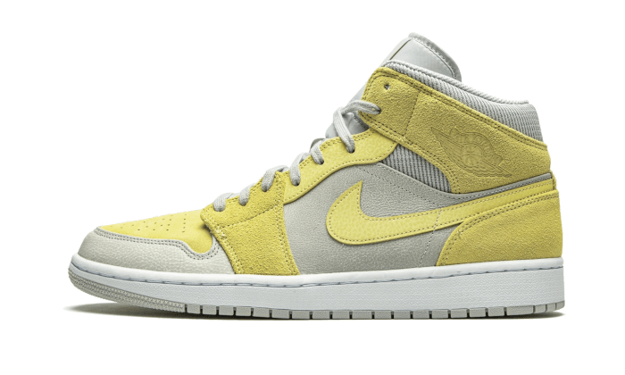 Air Jordan 1 Mid Mixed Textures Yellow DA4666-001 — Vista 1