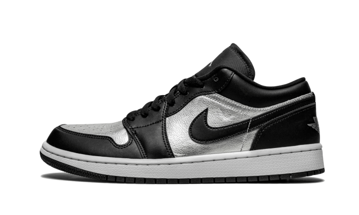 Air Jordan 1 Low SE Black Metallic Silver (Women's) DA5551-001 — Vista 1