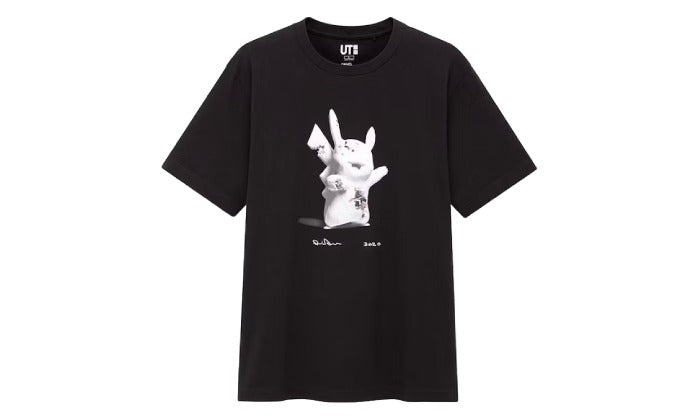 Daniel Arsham x Pokemon x Uniqlo Pikachu Tee Black