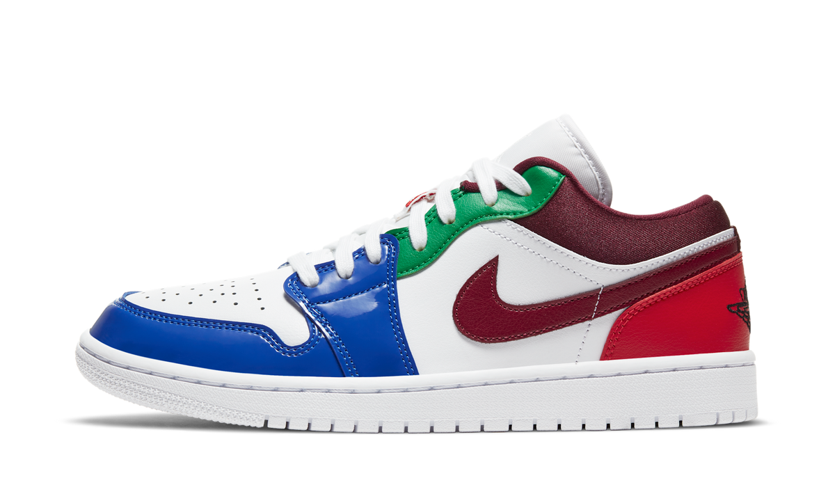 Air Jordan 1 Low Multi-Color (Women's) DB5455-100 — Vista 1