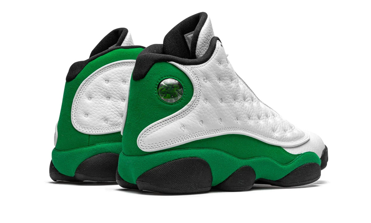 Air Jordan 13 Retro White Lucky Green DB6537-113 — Vista 3