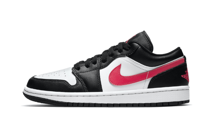 Air Jordan 1 Low Black Siren Red (Women's) DC0774-004 — Vista 1