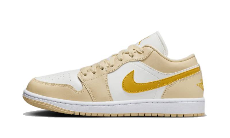 Air Jordan 1 Low Sail Yellow Ochre DC0774-170 — Vista 1