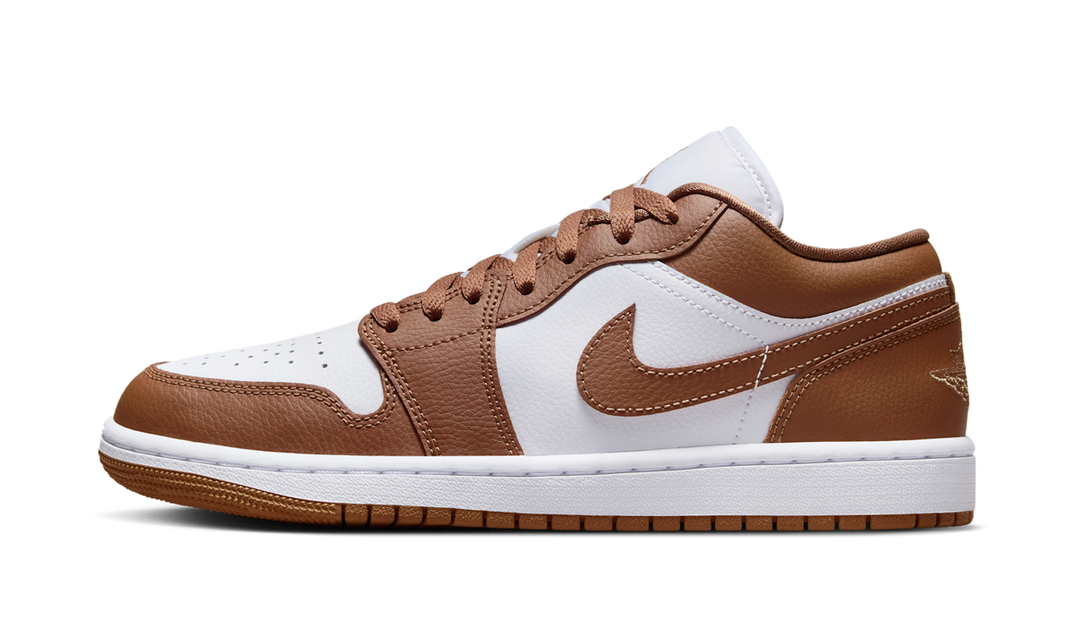 Air Jordan 1 Low Archaeo Brown White (Women's) DC0774-202 — Vista 1