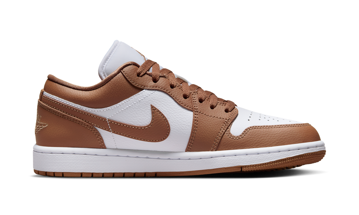 Air Jordan 1 Low Archaeo Brown White (Women's) DC0774-202 — Vista 2