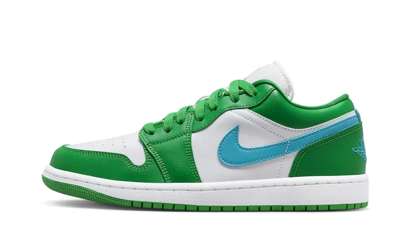 Air Jordan 1 Low Lucky Green Aquatone (W) DC0774-304 — Vista 1