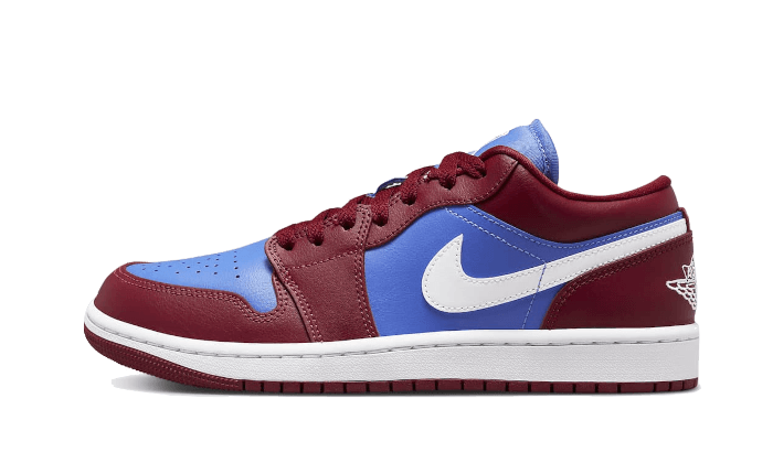 Air Jordan 1 Low Pomegranate Medium Blue (Women's) DC0774-604 — Vista 1