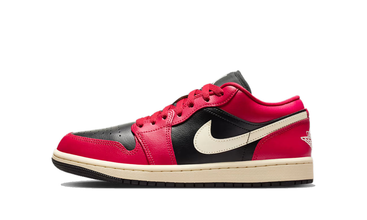 Air Jordan 1 Low Mystic Hibiscus Black (W) DC0774-605 — Vista 1