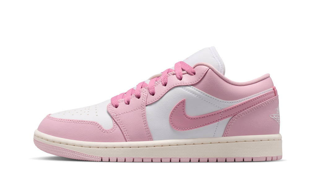 Air Jordan 1 Low Iced Carmine White (Women's) DC0774-607 — Vista 1