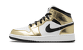 Air Jordan 1 Mid White Metallic Gold (GS) DC1420-700 — Vista 1