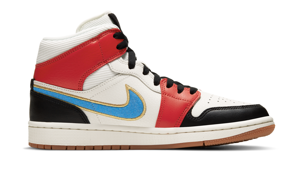 Air Jordan 1 Mid Let(Her)Man (Women's) DC1426-100 — Vista 2