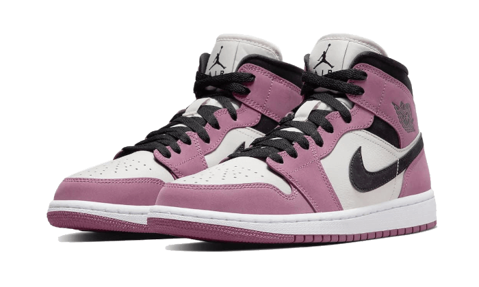 Air Jordan 1 Mid Light Mulberry DC7267-500 — Vista 2