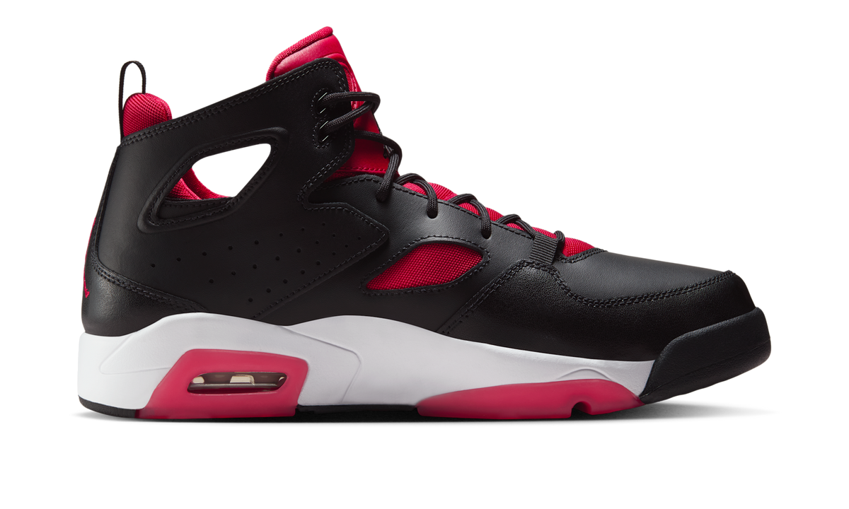Air Jordan Flight Club '91 Black White Varsity Red DC7329-061 — Vista 2