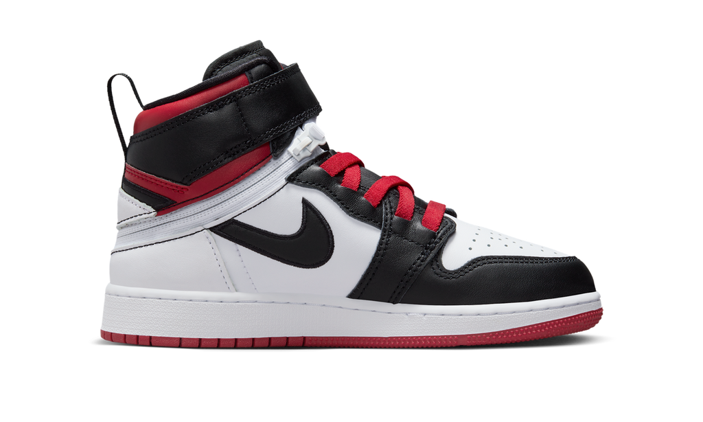 Air Jordan 1 High FlyEase Gym Red Black Toe (GS) DC7986-106 — Vista 2