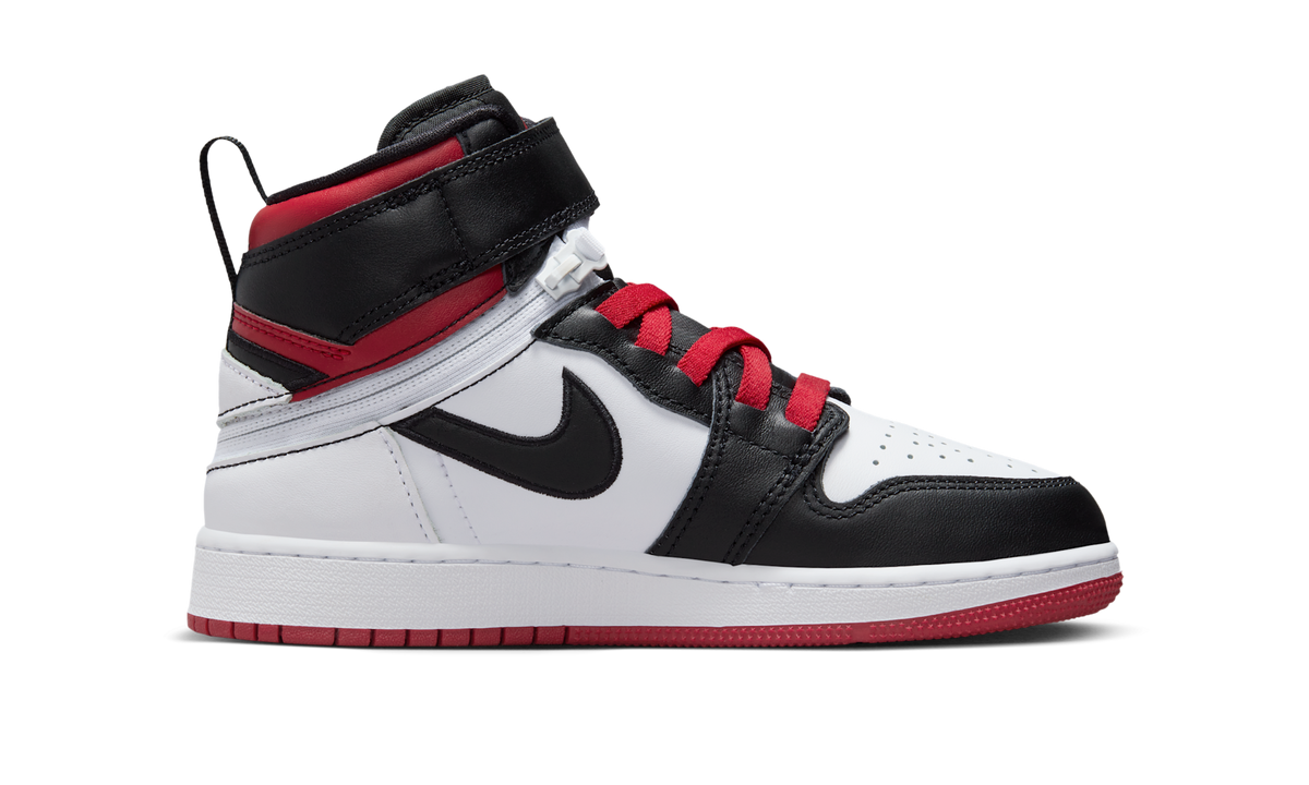 Air Jordan 1 High FlyEase Gym Red Black Toe (GS) DC7986-106 — Vista 2