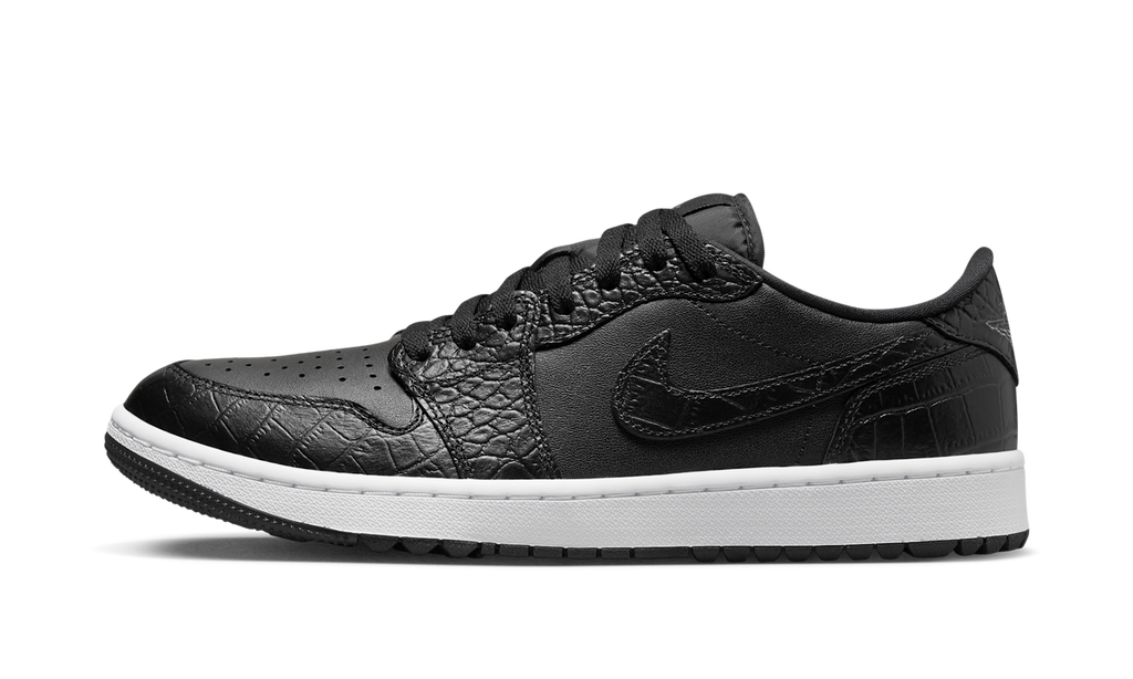 Air Jordan 1 Retro Low Golf Black Croc DD9315-003 — Vista 1