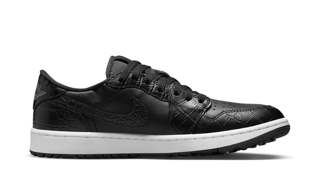 Air Jordan 1 Retro Low Golf Black Croc DD9315-003 — Vista 2