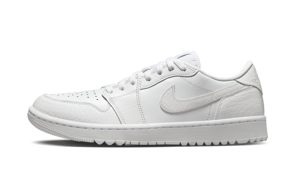 Air Jordan 1 Retro Low Golf White Croc DD9315-110 — Vista 1
