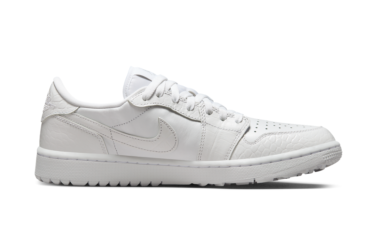 Air Jordan 1 Retro Low Golf White Croc DD9315-110 — Vista 2