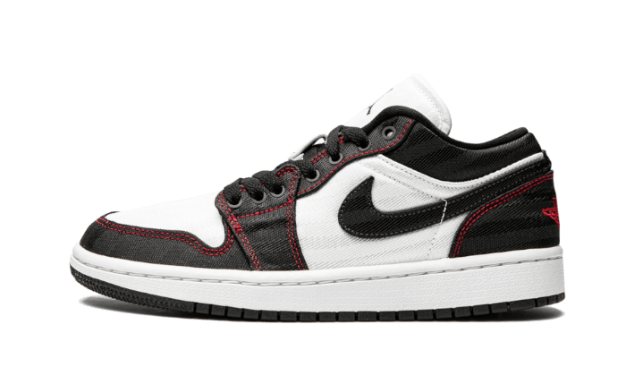 Air Jordan 1 Low SE Utility White Black Gym Red (Women's) DD9337-106 — Vista 1