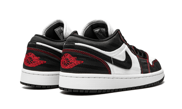 Air Jordan 1 Low SE Utility White Black Gym Red (Women's) DD9337-106 — Vista 2