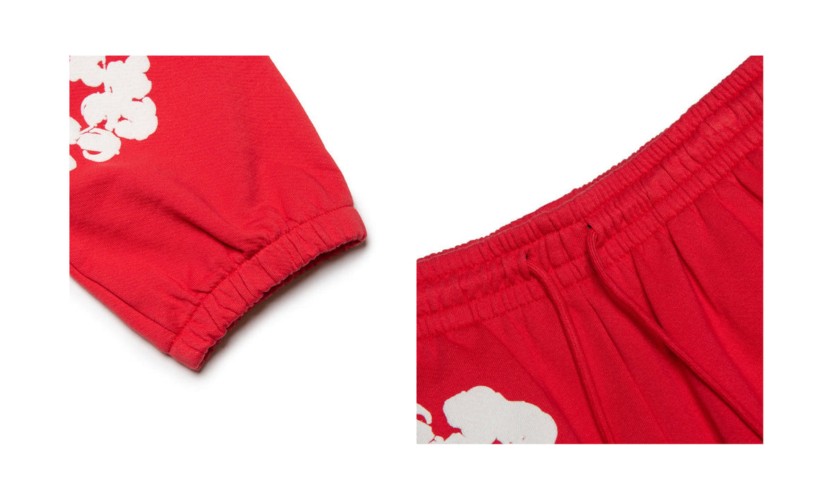 Denim Tears The Cotton Wreath Sweatpant Red