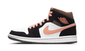 Air Jordan 1 Mid Peach Mocha (Women's) DH0210-100 — Vista 1