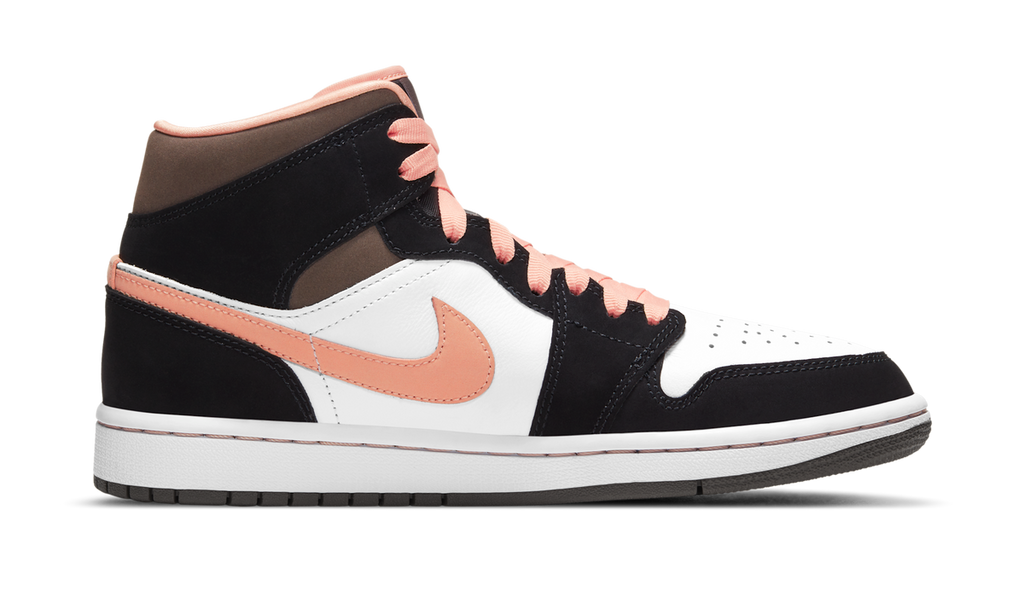 Air Jordan 1 Mid Peach Mocha (Women's) DH0210-100 — Vista 2