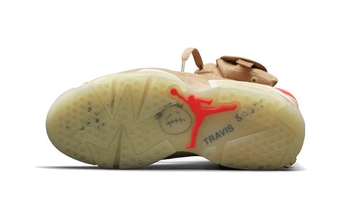 Air Jordan 6 Retro Travis Scott British Khaki DH0690-200 — Vista 3