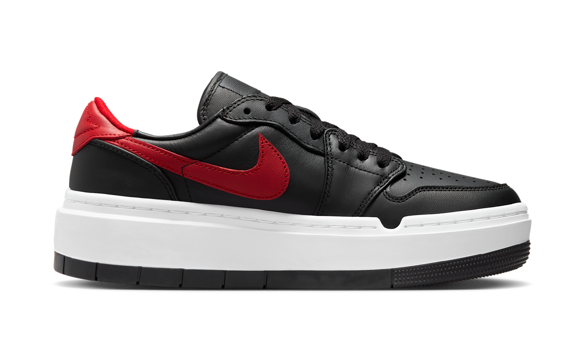 Air Jordan 1 Elevate Low Black Gym Red White (Women's) DH7004-061 — Vista 2