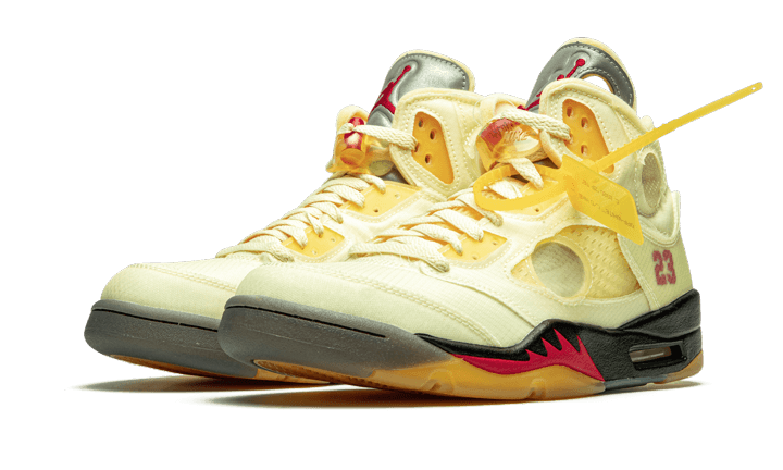 Air Jordan 5 Retro Off-White Sail DH8565-100 — Vista 2