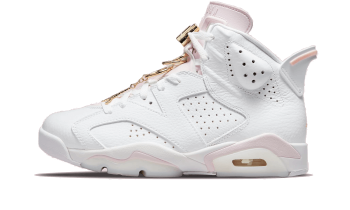 Air Jordan 6 Retro Gold Hoops (Women's) DH9696-100 — Vista 1