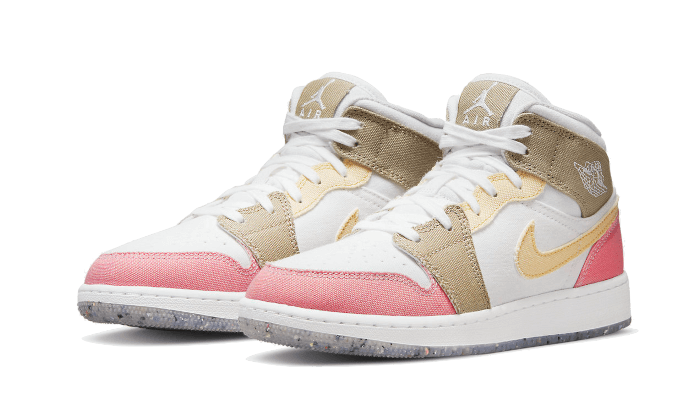 Air Jordan 1 Mid Pastel Grind DJ0338-100 — Vista 2