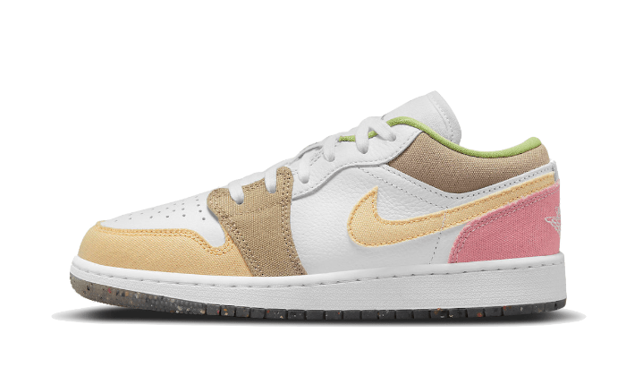 Air Jordan 1 Low Pastel Grind Vivid Green (GS) DJ0341-100 — Vista 1