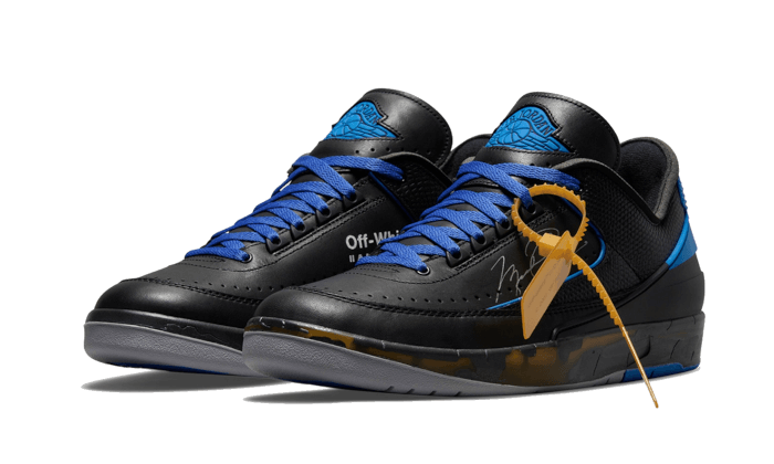 Air Jordan 2 Retro Low SP Off-White Black Blue DJ4375-004 — Vista 2