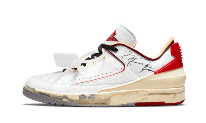 Air Jordan 2 Retro Low SP Off-White White Red DJ4375-106 — Vista 1