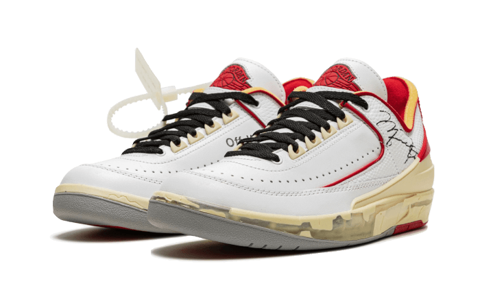 Air Jordan 2 Retro Low SP Off-White White Red DJ4375-106 — Vista 2